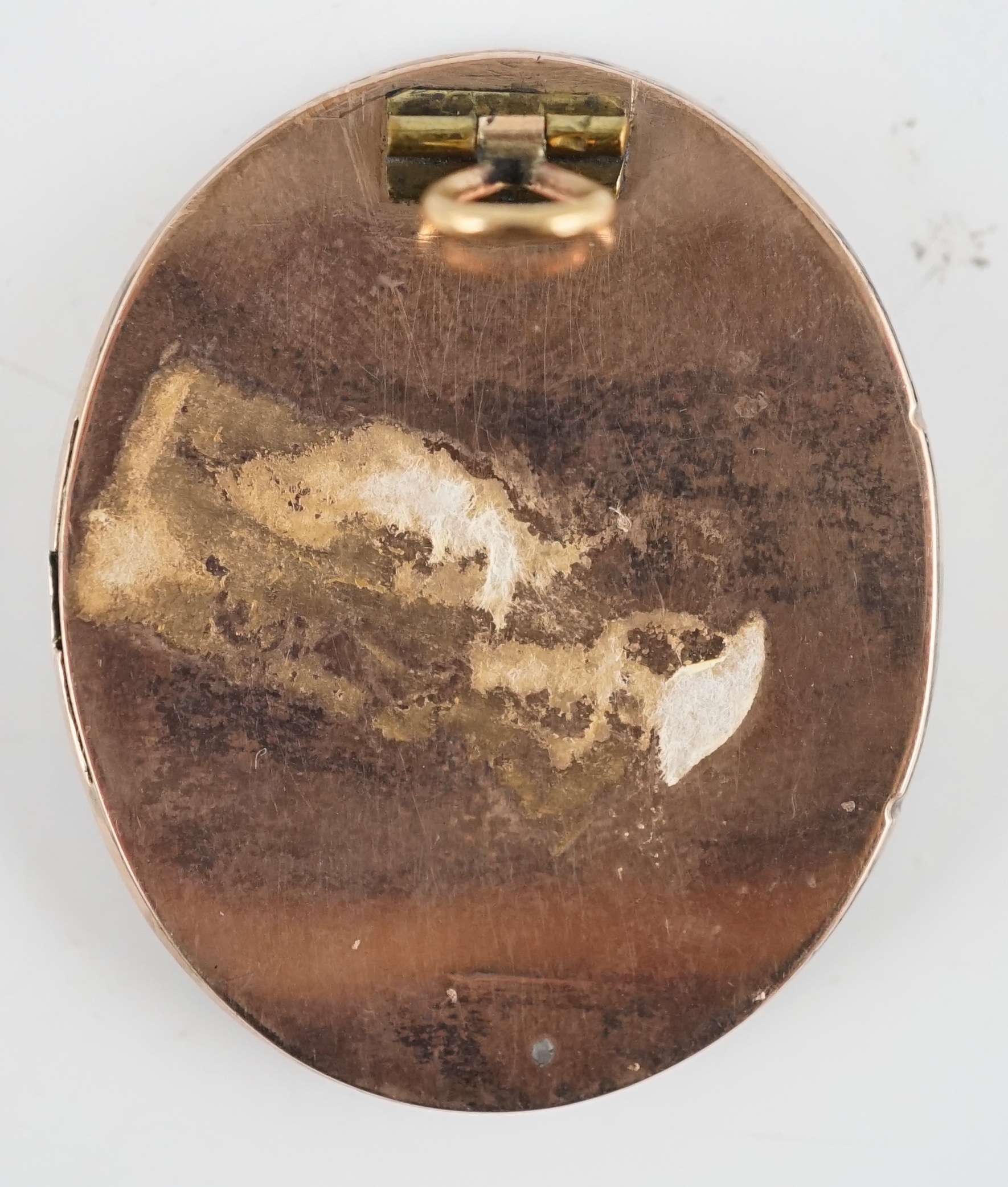 Jeremiah Meyer, R.A. (Anglo-German, 1735-1789), Portrait miniature of a gentleman, oil on ivory, 4 x 3.2cm. CITES Submission reference YZCZ4G62